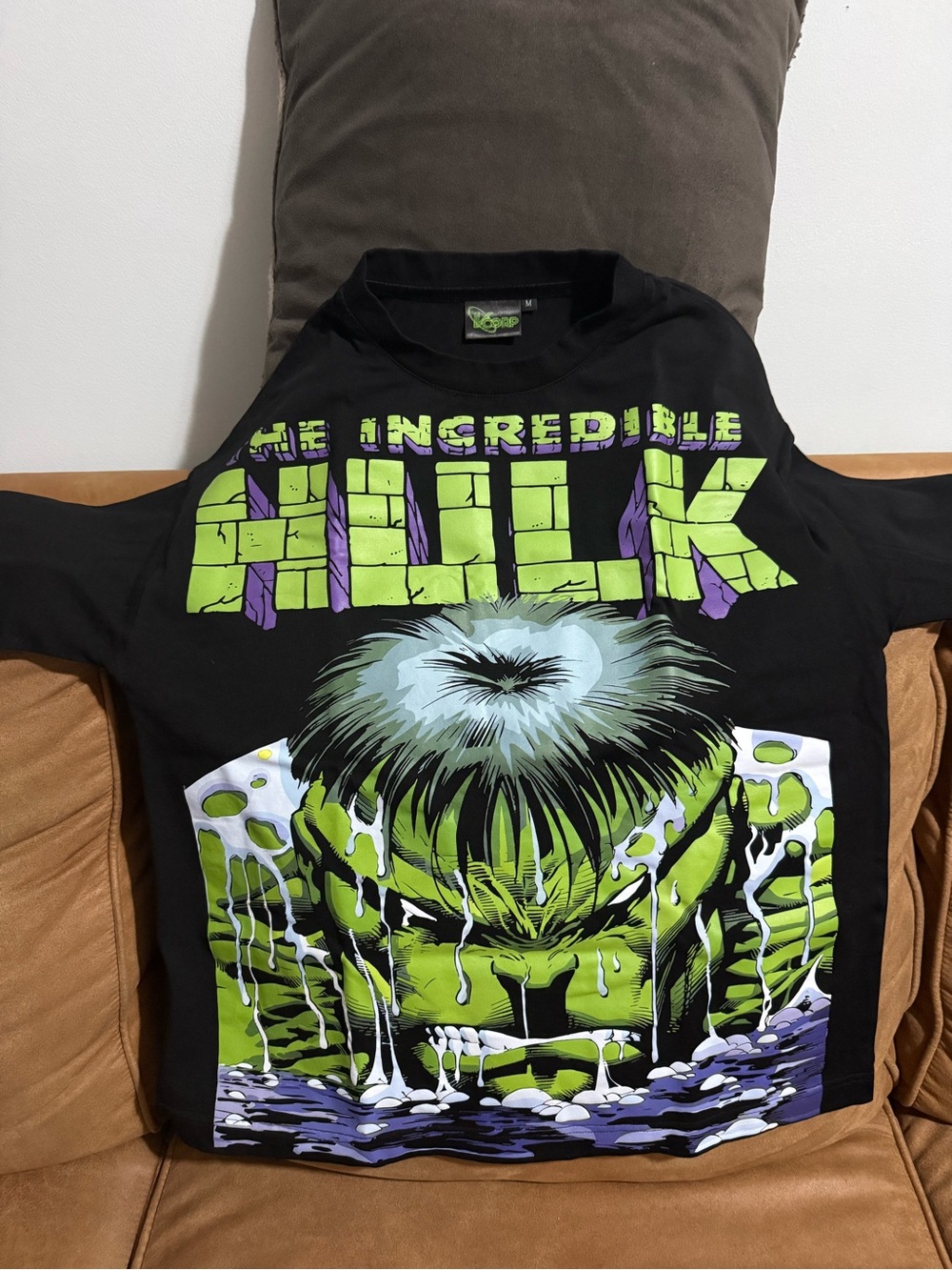 Marvel The Incredible Hulk Boxy Cropped Tshirt